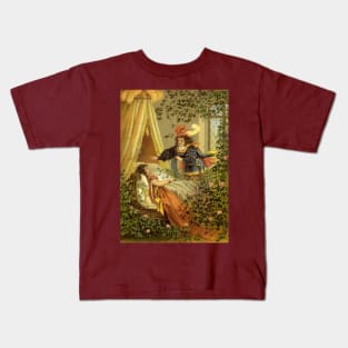 Vintage Fairy Tales, Sleeping Beauty by Carl Offterdinger Kids T-Shirt